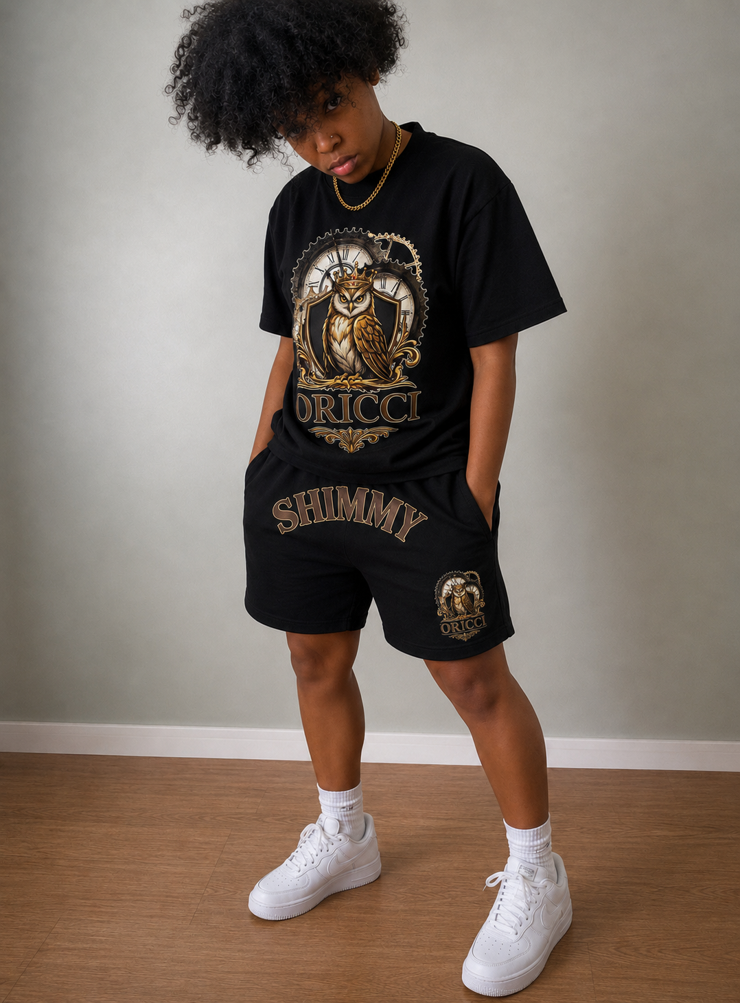 Timeless Combed Cotton and Fleece Short Set
